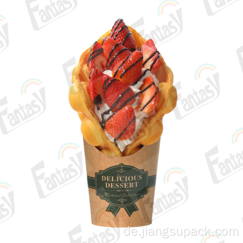 8oz Go Snacks Cup French Pommes Papierbecher